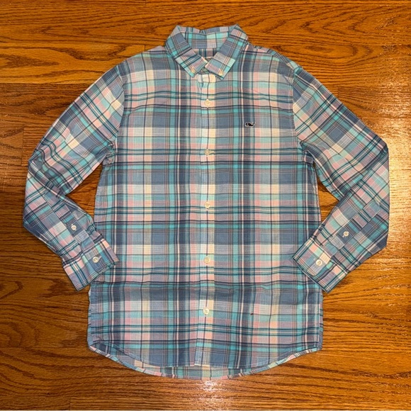 3 Vineyard Vines Boys’ button down shirts size Small 8/10 - Picture 3 of 4
